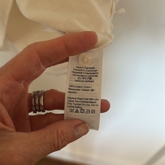 J. Crew White Polo Shirt with Black Trim - Picture 3 of 6